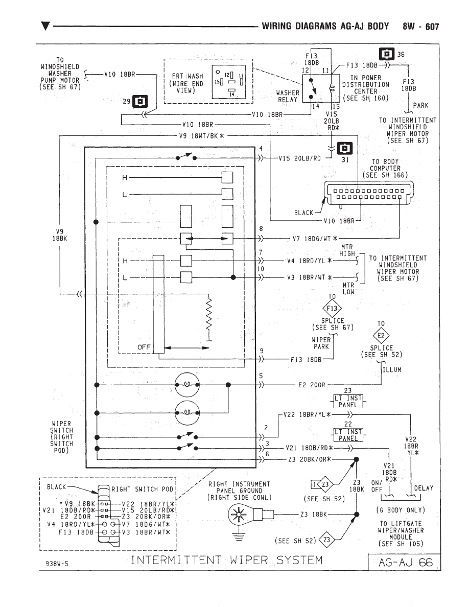 PLYMOUTH Acclaim Wiring Diagrams Car Electrical Wiring Diagram