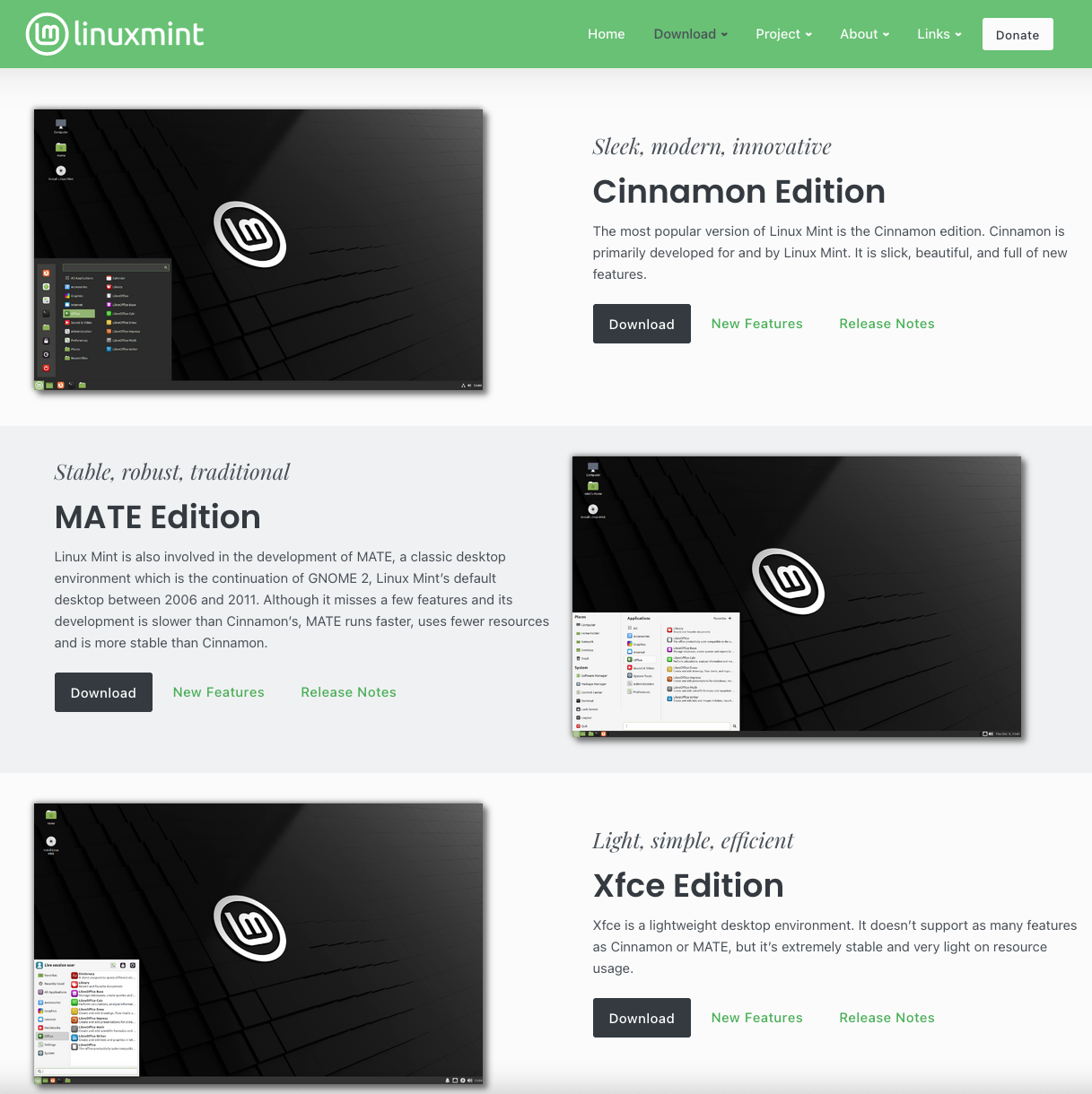 Linux Mint USBStick erstellen Download und Einrichtung jetzt klicken