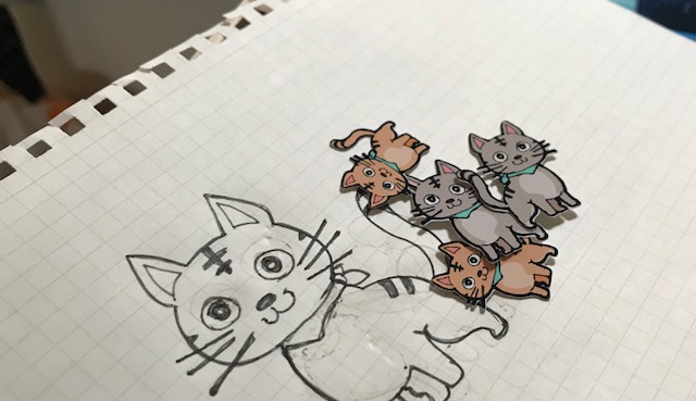 どうしても犬になってしまい、何度も書き直して。笑)