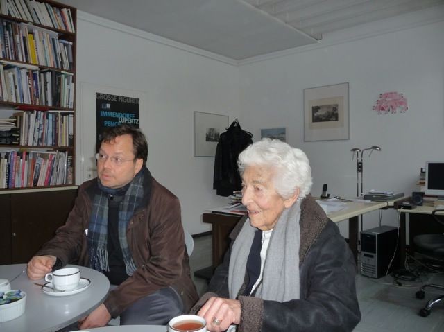 Elsbeth Juda, Martin Frenzel in der Kunsthalle Darmstadt, Nov. 2012 / Foto: FLS 