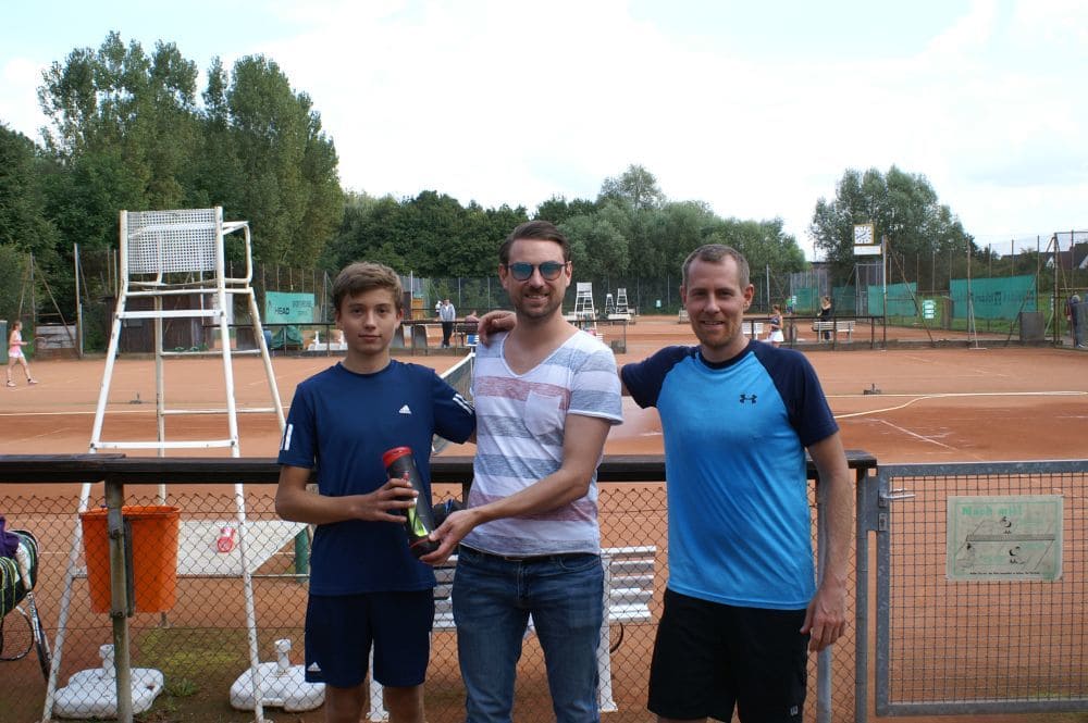 Herren Gruppe 4 - Sieger Felix Habermann (links), Zweitplatzierter Eric Hahl (rechts)