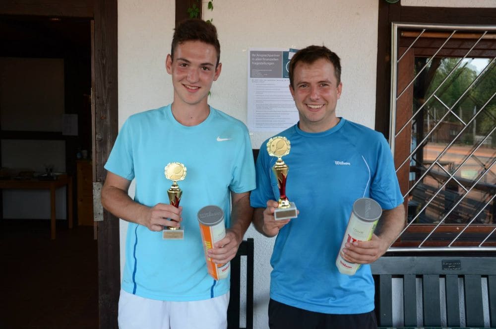 Sieger Herren Gruppe 5 und 7 - Jannik Siegler und Marco Metzger