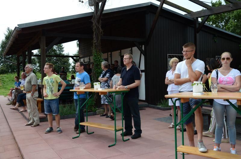 40-Jahr-Jubiläums-Feier SKG Stockstadt Tennis - Zuschauer beim Showmatch