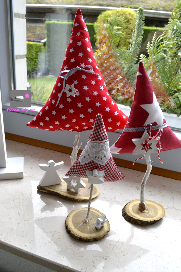 süße Weihnachtsdeko, schnell genäht - Lebenslustig das ...