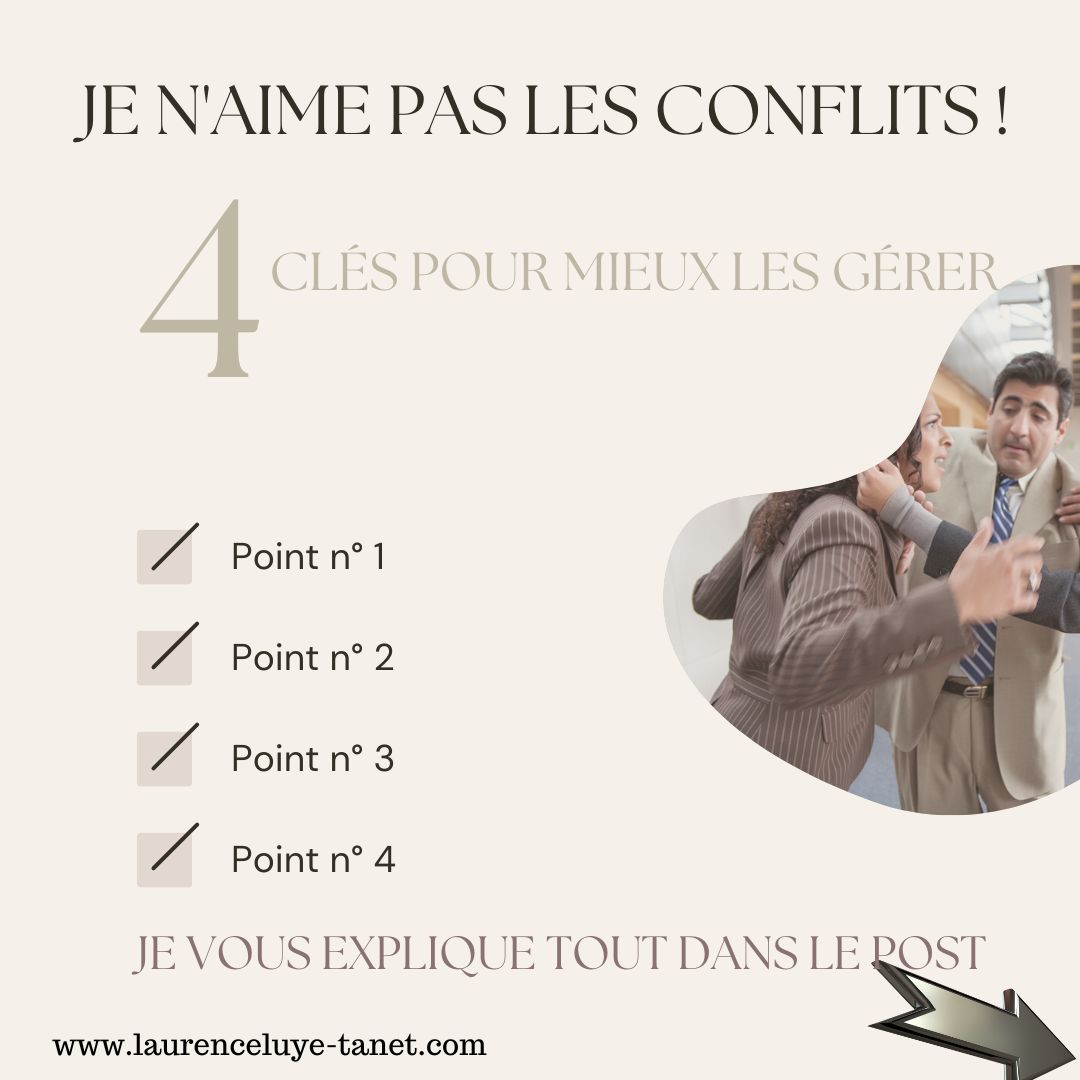 Je n'aime pas les conflits