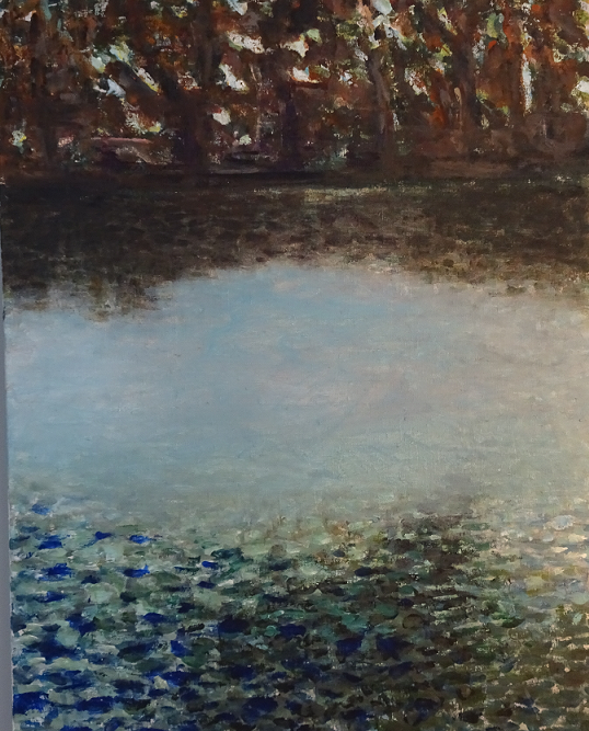 Loire 1, acrylique sur toile, 65 x 50 cm