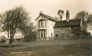 Scotland Farm before the Second World War, much altered since. Image from Ann's Frankley page - see Acknowledgements.