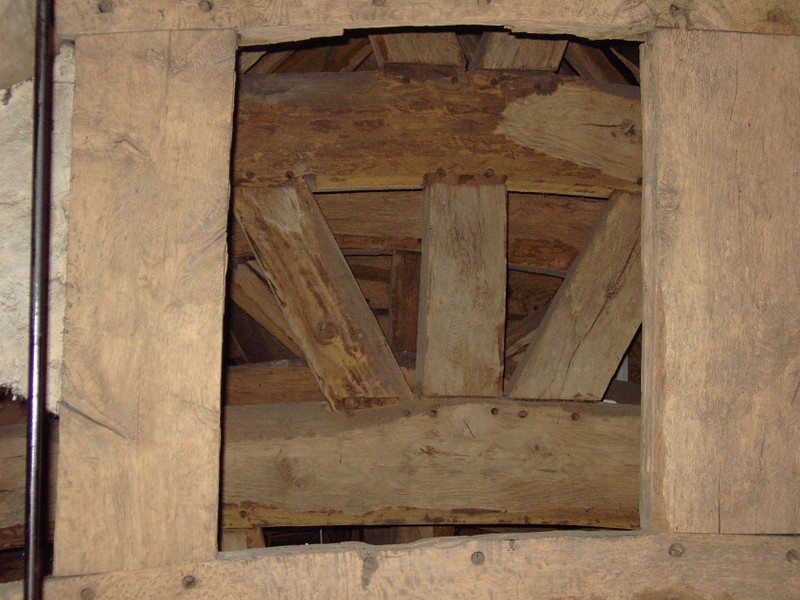 Medieval roof timbers