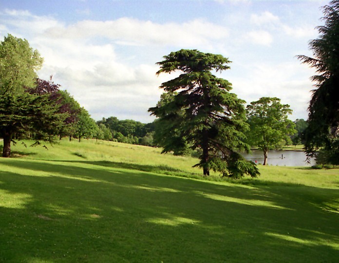 A view of the remarkable area of parkland known as The Vale, off Edgbaston Park Road, around which several of the university's halls of residence are situated.