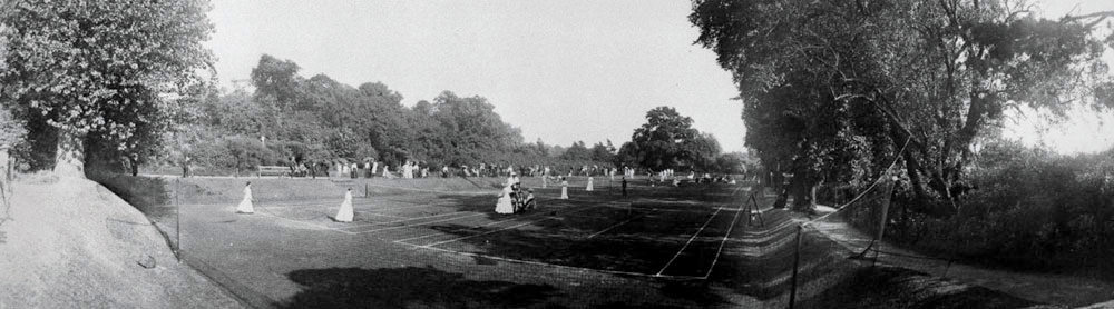 Bank Holiday Tournament 1908 at Edgbaston Archery & Lawn Tennis Society - image from the EALTS website