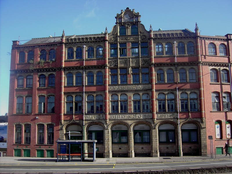 Devonshire House, the offices of the Bird's Custard Factory