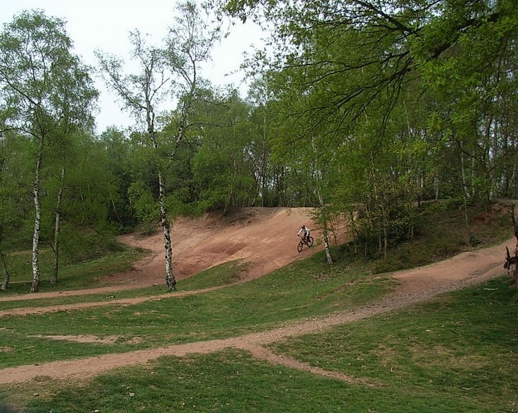 A former sand pit east of Keeper's Pool is popular with young mountain bikers.