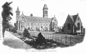 Mason's Orphanage. Acknowledgements to Ian Petticrew for the use of this image from his website on the Chartist, Gerald Massey - see acknowledgements.