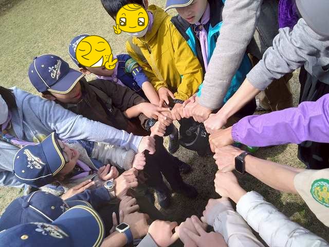 カブ隊★解隊式　今年度最後の活動です（3/30）