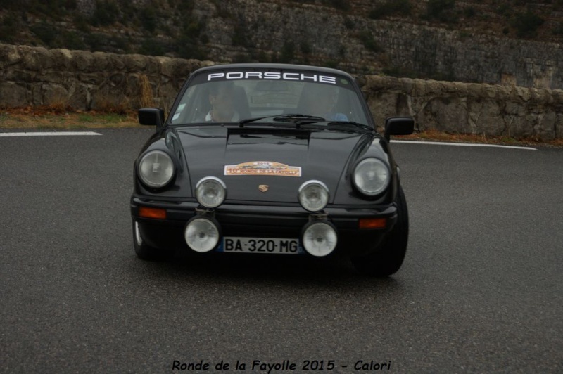 2015 - 10ème Ronde de la Fayolle : 1er NOUGIER Yves / VEY Loic  PORSCHE 911 SC - 1979