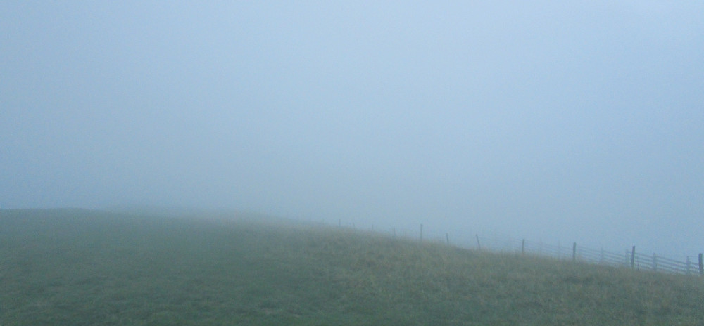 völliger Nebel herrscht