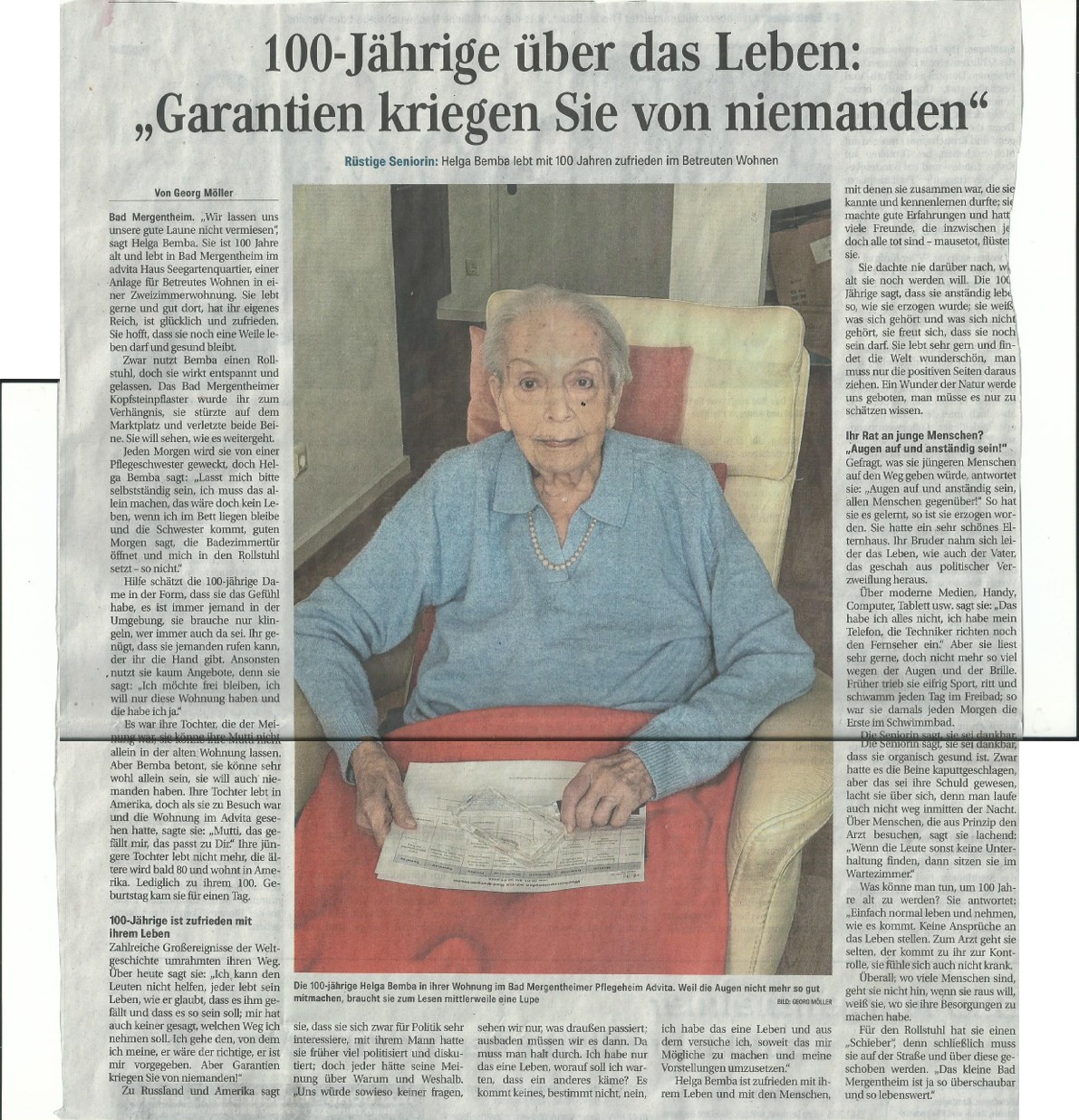 Sie ist 100 – ein Porträt