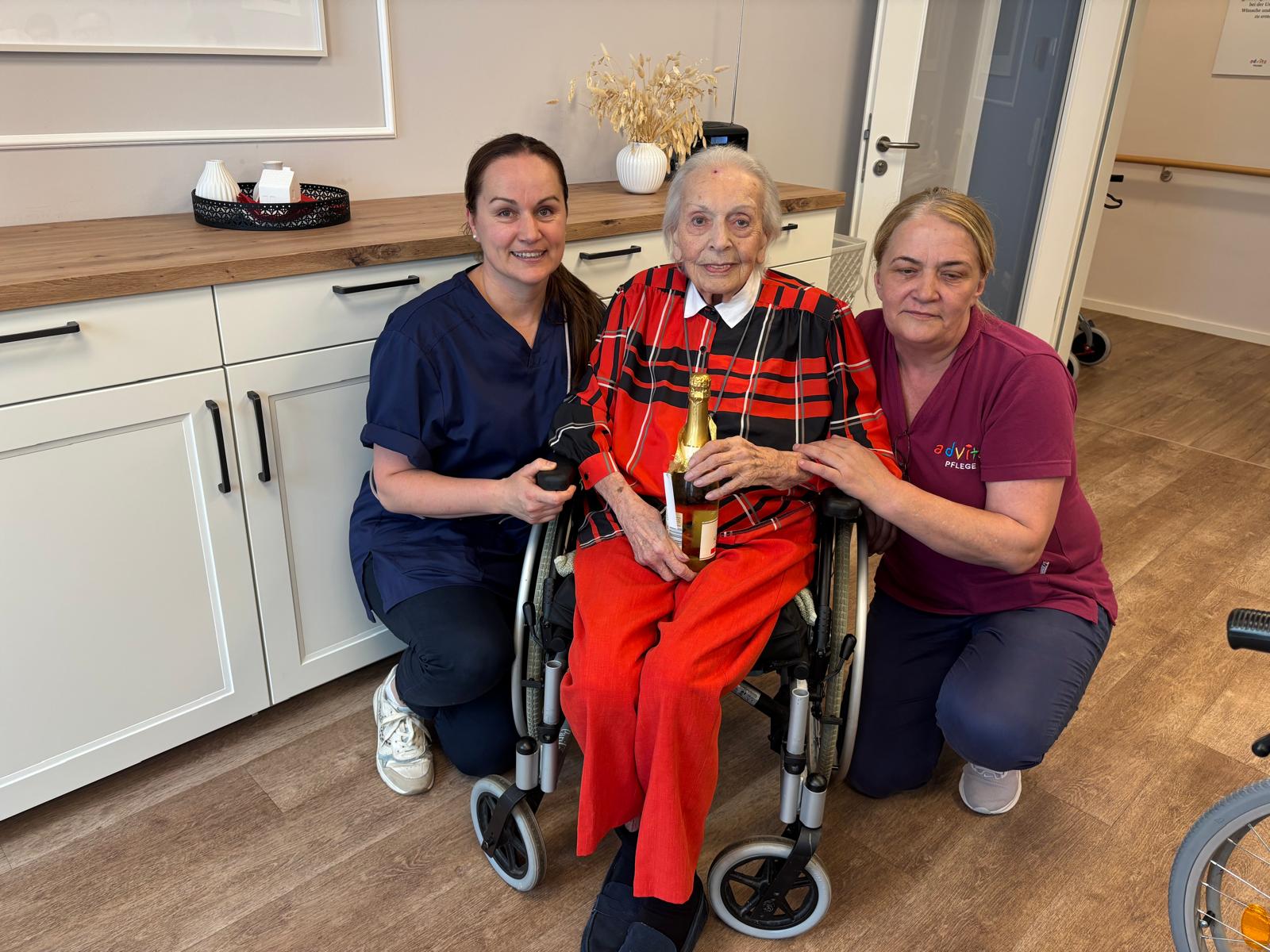 Frau Bemba wird 101 Jahre alt