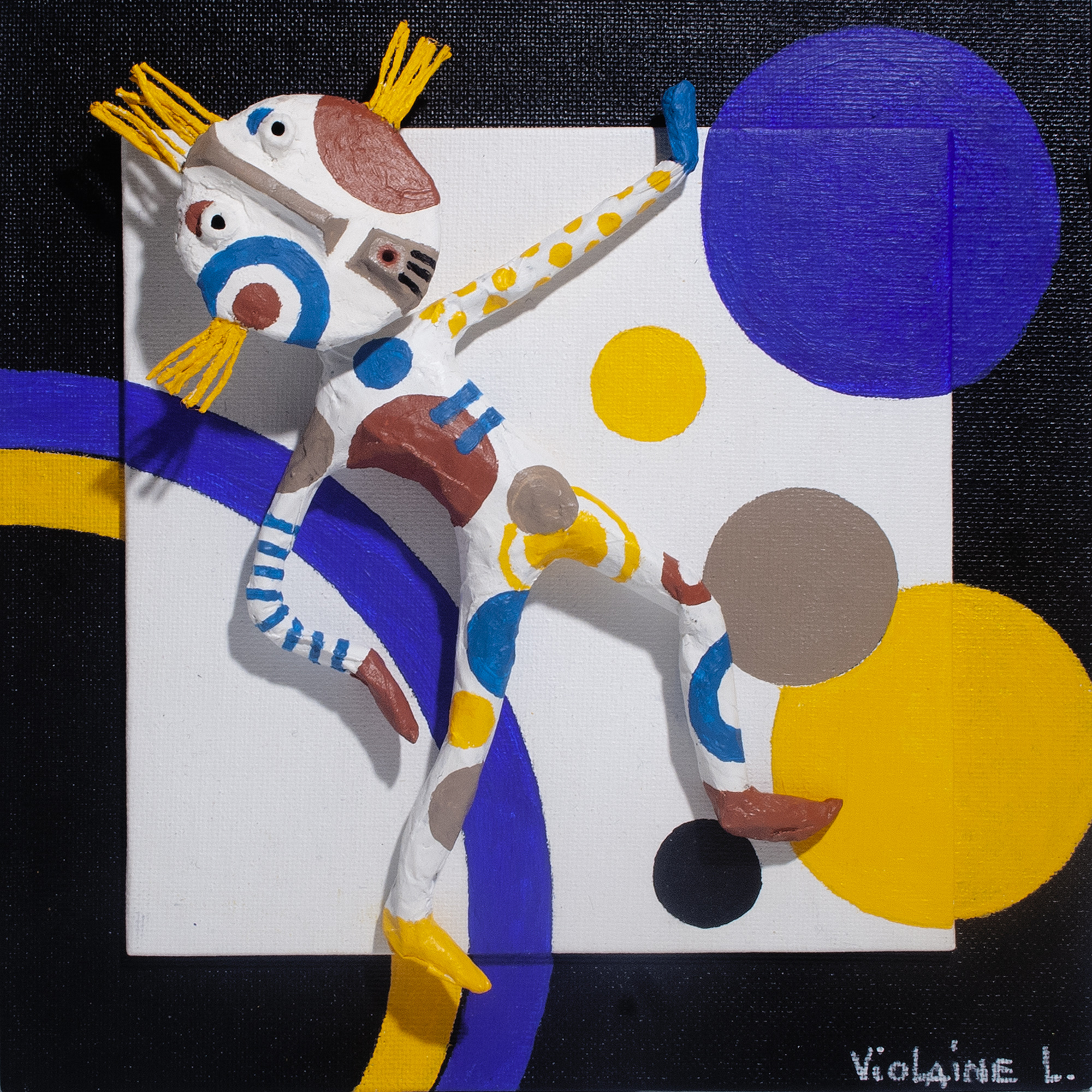 Esprit d'apesanteur - 2024- 20 x 20 cm