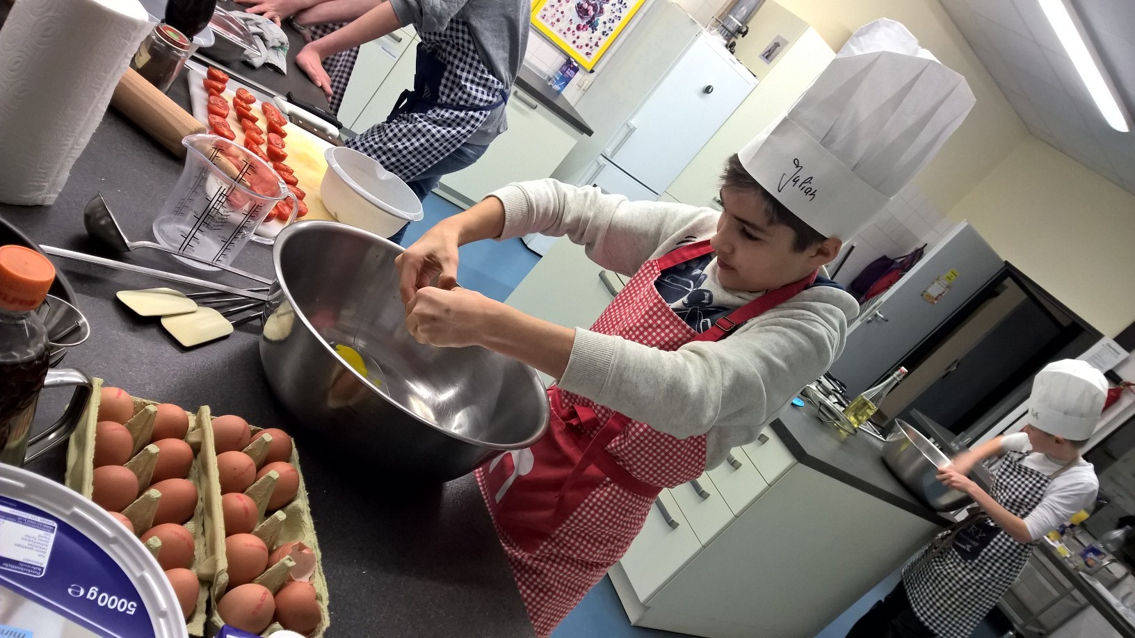 Kochvergnügen "La cuisine françaises pour les jeunes" am 26.2.2016