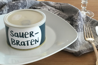 Sauerbraten in der Dose