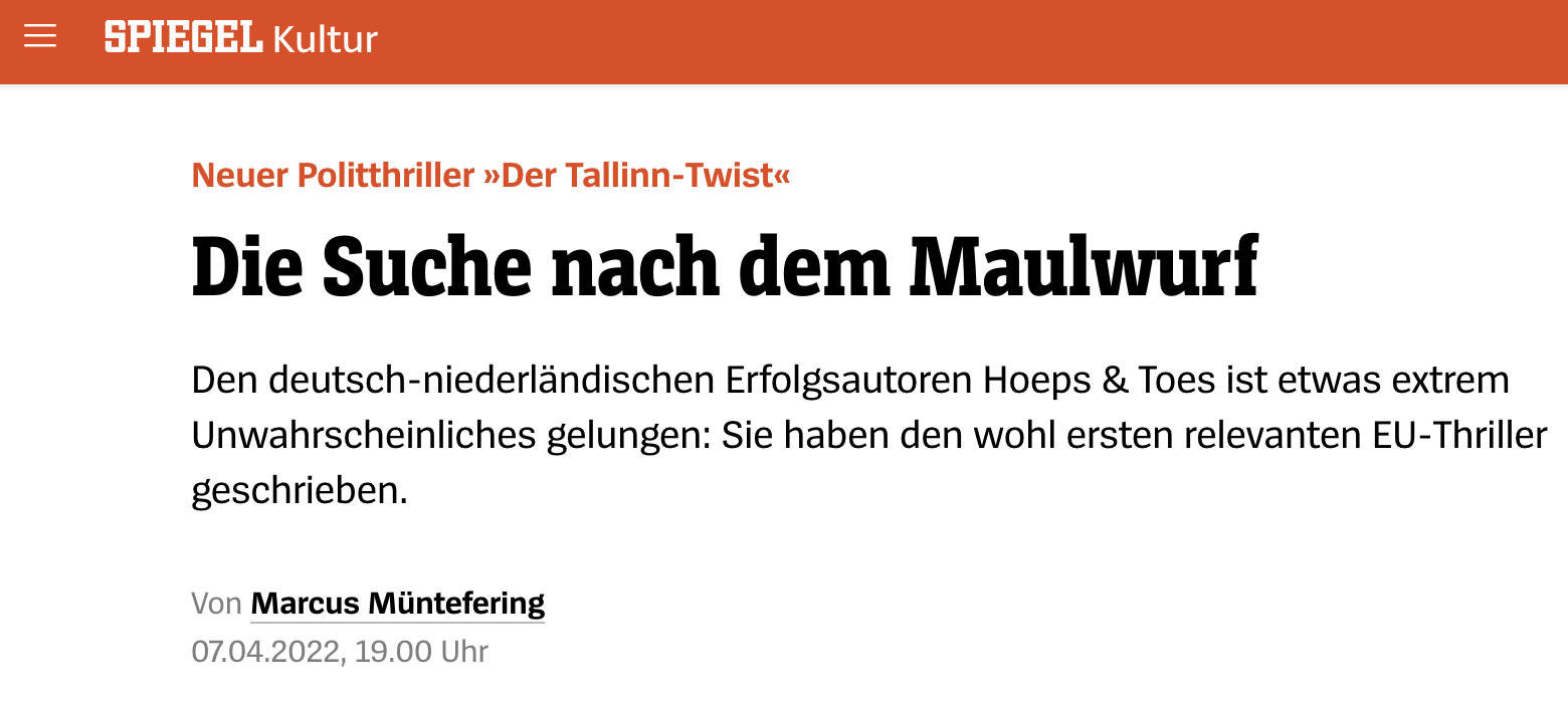 Tallinn Twist bei Spiegel online