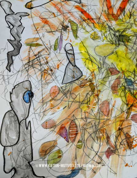 Klangbilder: Musik malen - Mutmalerei Katrin Uffelmann