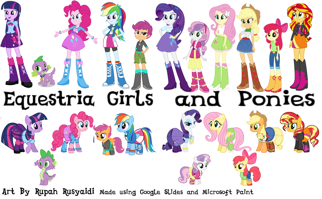 Equestria Girls and Ponies V3.0