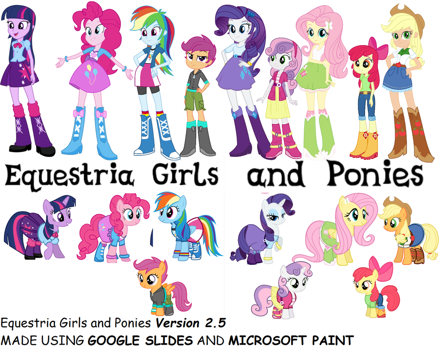 Equestria Girls and Ponies V2.5