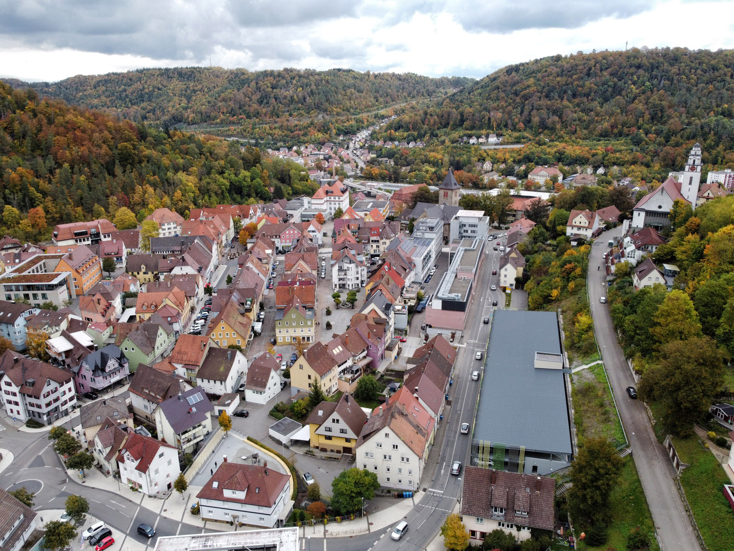 stadt oberndorf Burgen Archäologie, Geschichte
