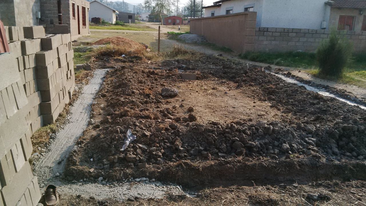 Fundament ausgiessen
