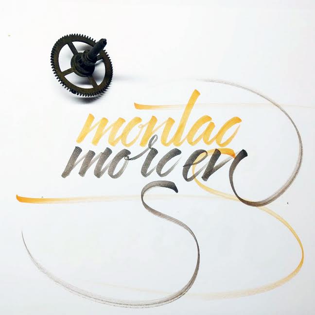 Letter Lovers derherrlehrer: Handlettering Montag Morgen