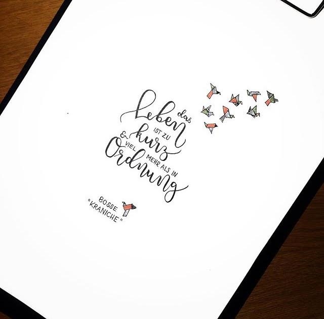 Letter Lovers fraeulein_kalt zu Gast HerzKiste Lettering & DIY