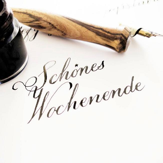 Letter Lovers derherrlehrer: Handlettering schönes Wochenende