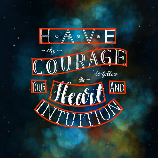 Lettering Anleitung: So erstellst du einen Grid für dein Lettering (anhand von einem Handlettering Spruch)