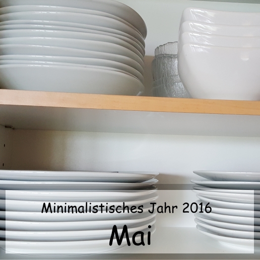Minimalistisches Jahr 2016 - Mai - die Küche