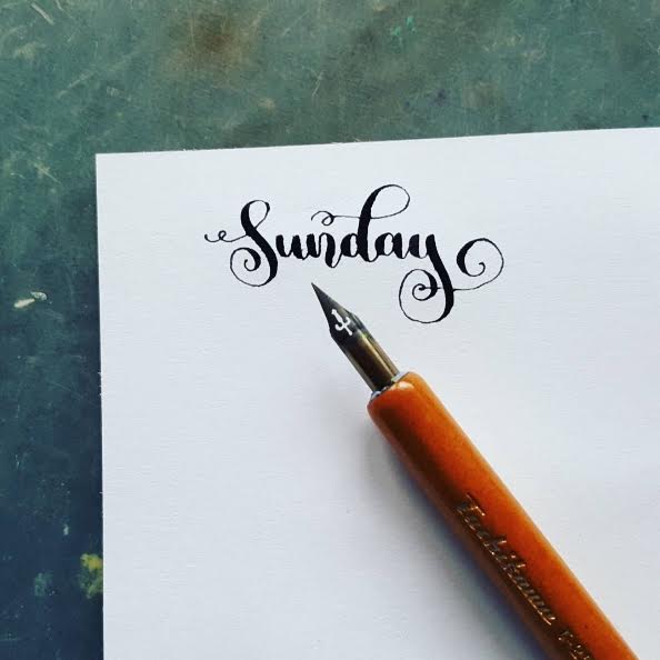 Letter Lovers halfapx - Handlettering Sunday mit Feder