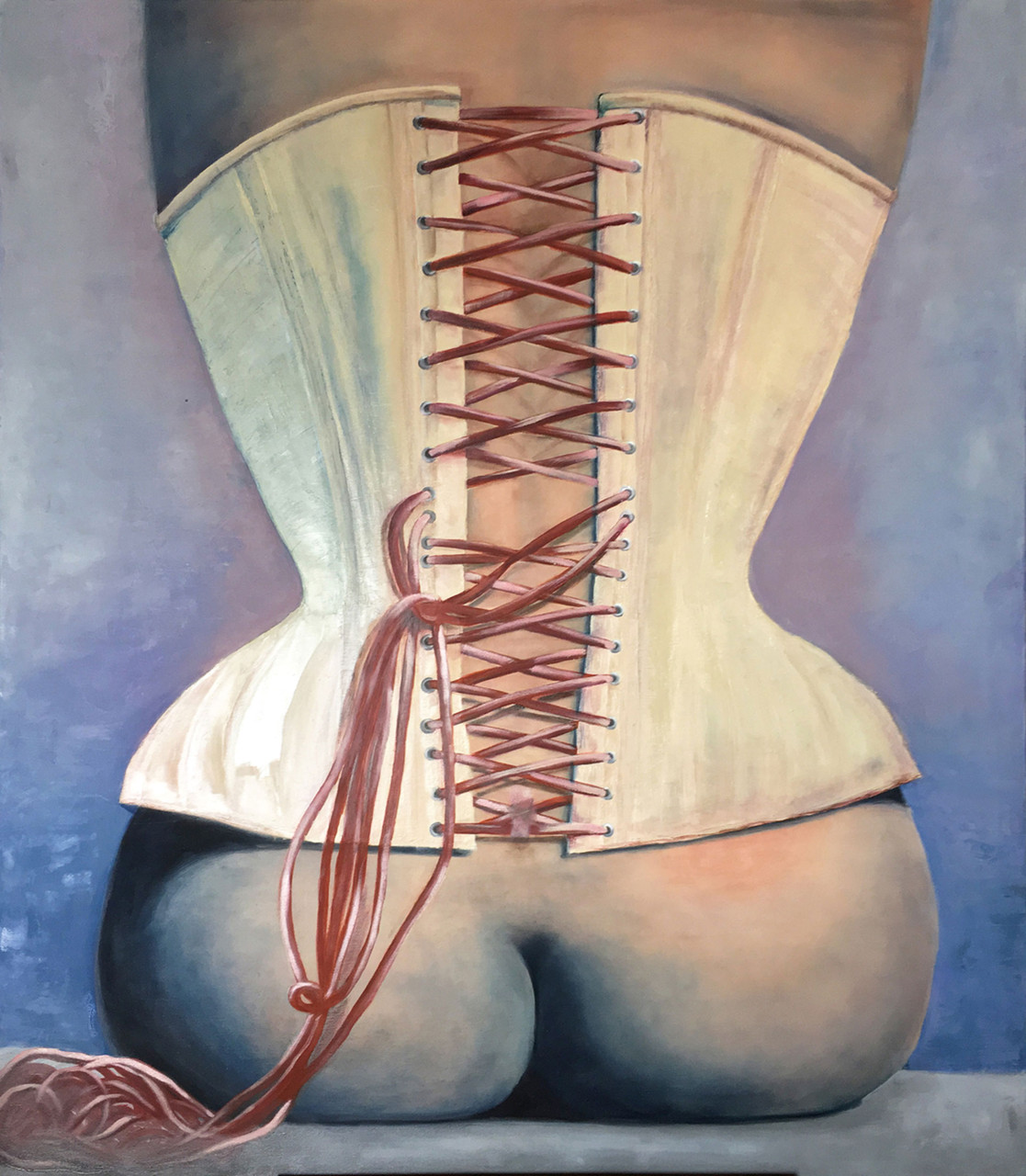 mme de bovary   100x120 peinture à l'huile  sold