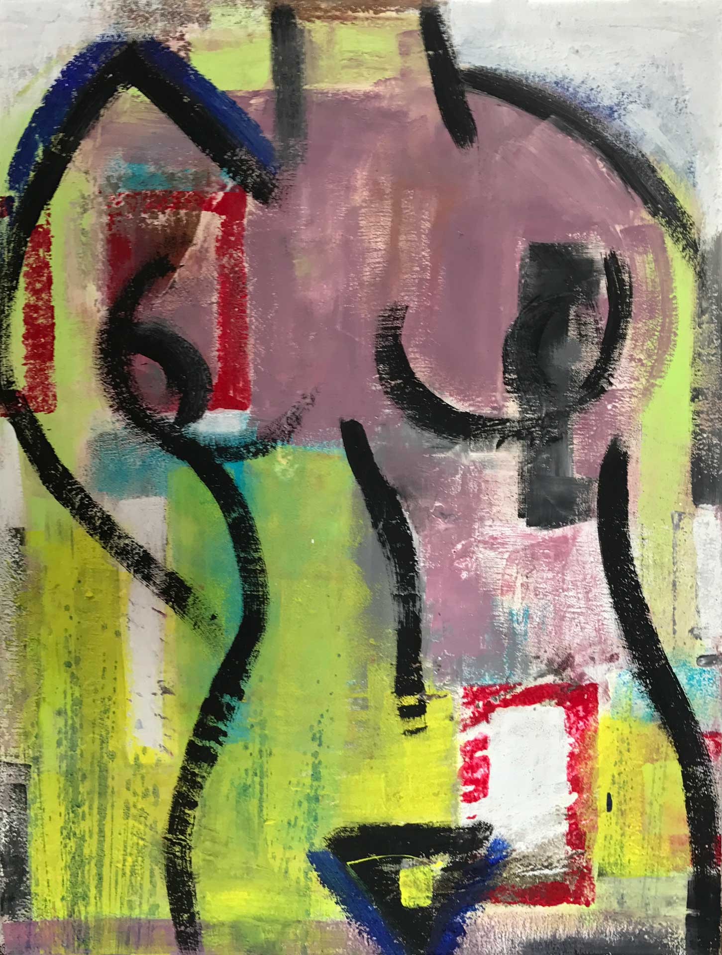 nude 60x80 acrylique  sold