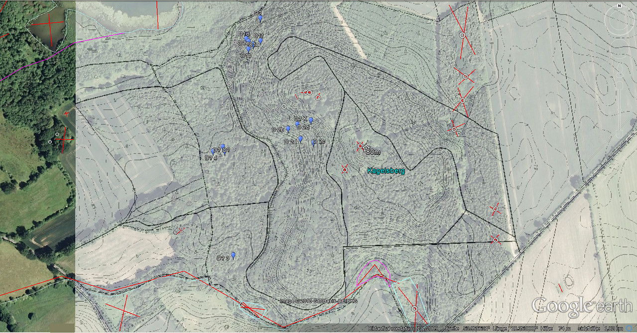 Topographie fein