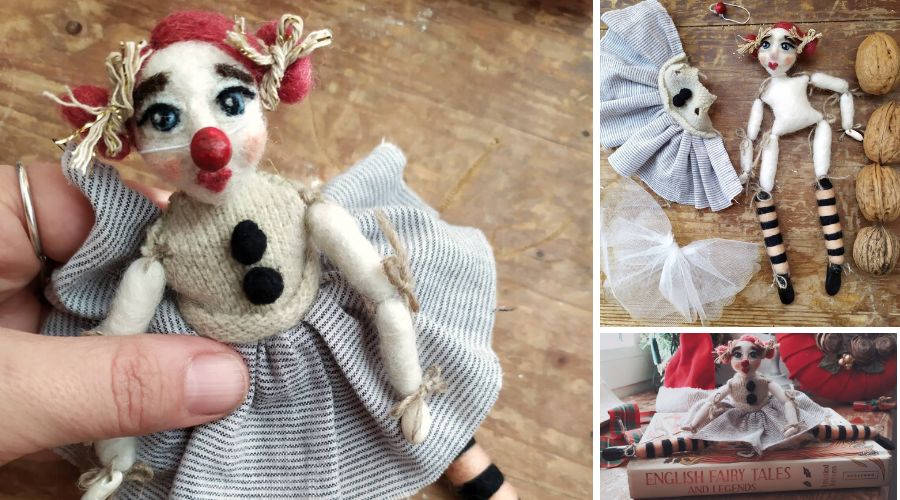 My recent clown puppet doll