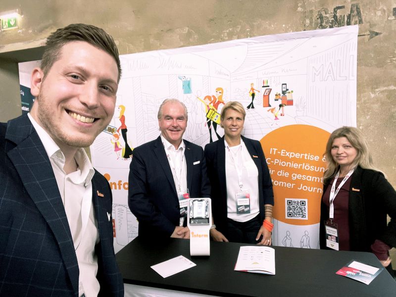 inform als Aussteller beim 1. Handelsflächenforum