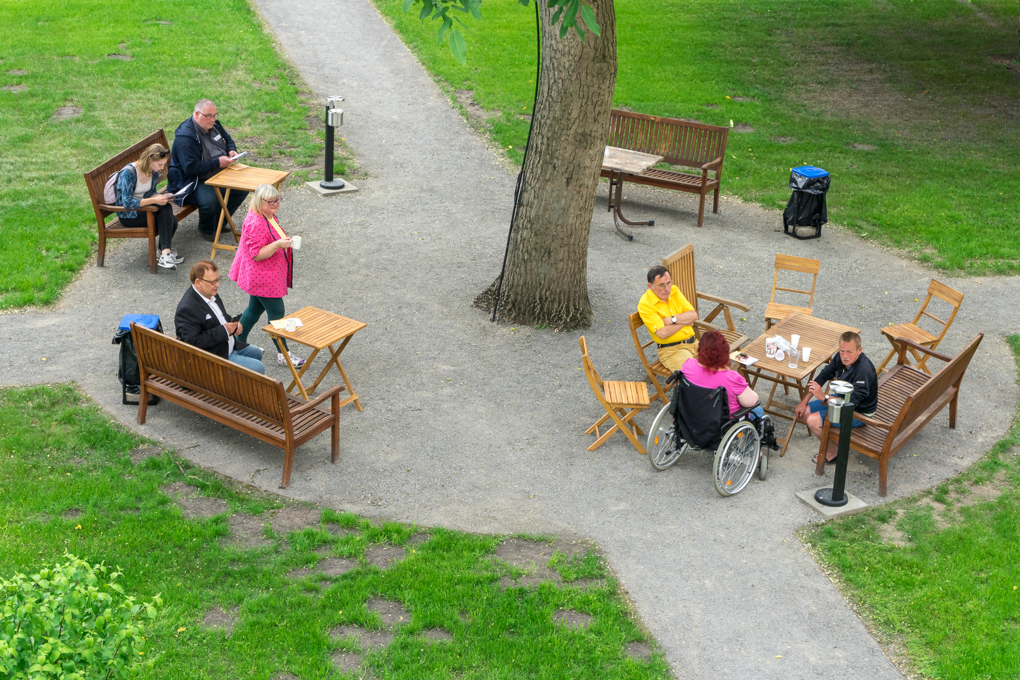 Der neue Treffpunkt im Stiftungsgarten