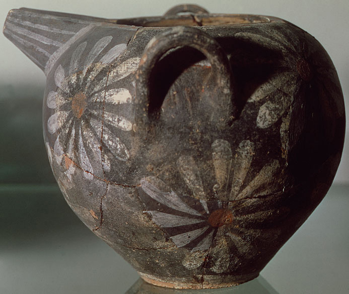 Vaso in stile Kamares, Ceramica, 2000-1700 a.C., Museo Archeologico (Heraklion)
