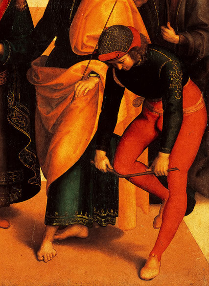 Raffaello, Sposalizio della Vergine (part.), Olio su tavola, 1504, Pinacoteca di Brera, Milano