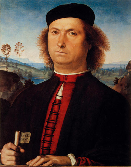 Perugino, Ritratto di Francesco delle Opere, 1494, Uffizi, Firenze