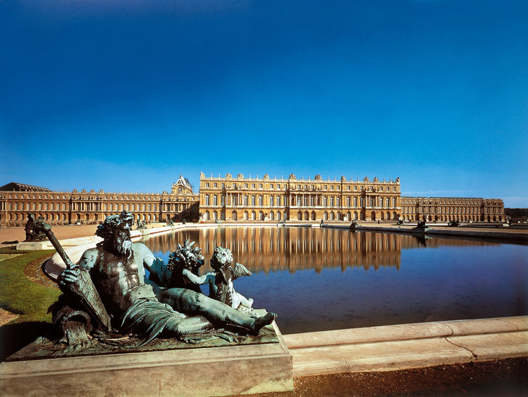 Reggia di Versailles: facciata verso il parco, Versailles