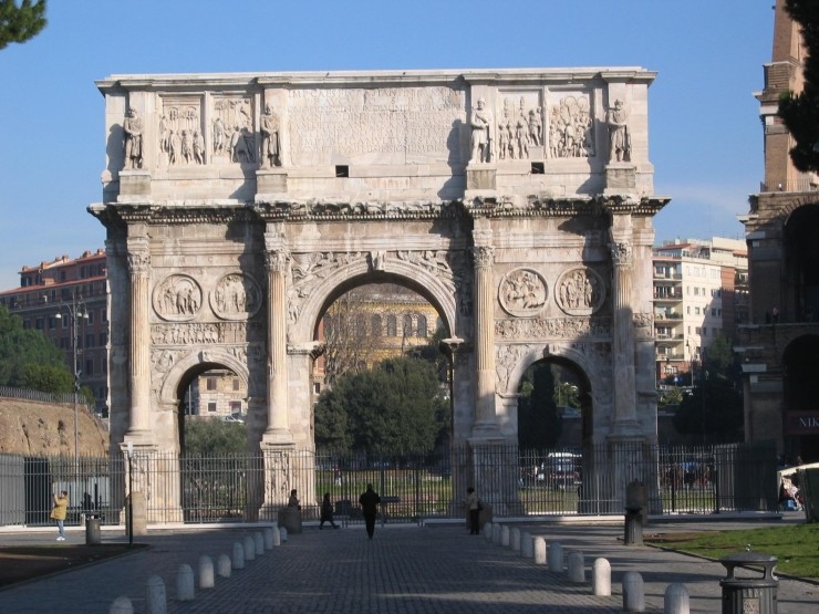 Arco di Costantino, IV sec. d.C., Roma