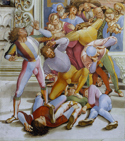 Luca Signorelli, La fine del mondo (part.), Affresco, 1504, Duomo, Orvieto