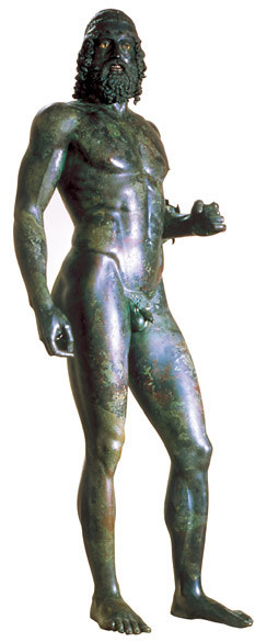 Tideo, Il bronzo A di Riace, Bronzo, V sec. a.C., Museo Nazionale (Reggio Calabria)